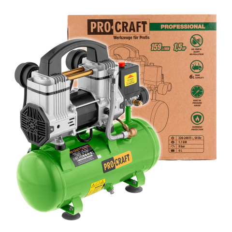 Bezolejový kompresor Procraft AC7 | AC7